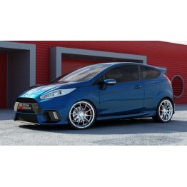 Передний бампер Focus RS 2015 Look на Ford Fiesta VII рестайл